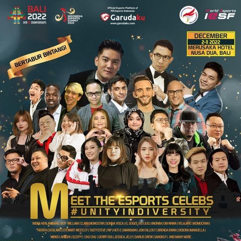 Ini Dia Daftar Bintang yang akan Hadir di IESF 14th World Esports Championships 2022